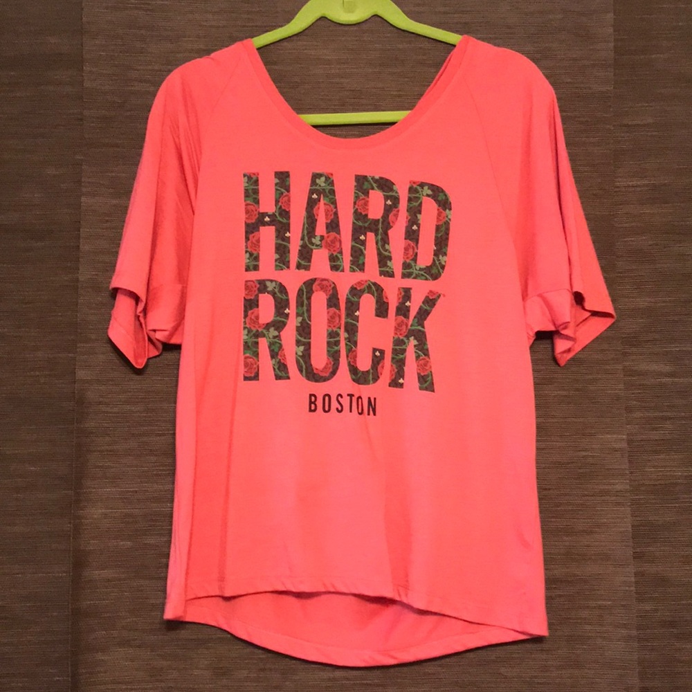 Pink Hard Rock shirt